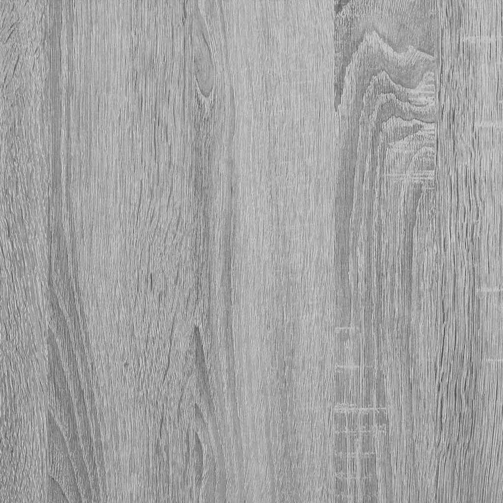 Waschbeckenunterschrank Grau Sonoma 80x33x60 cm Holzwerkstoff